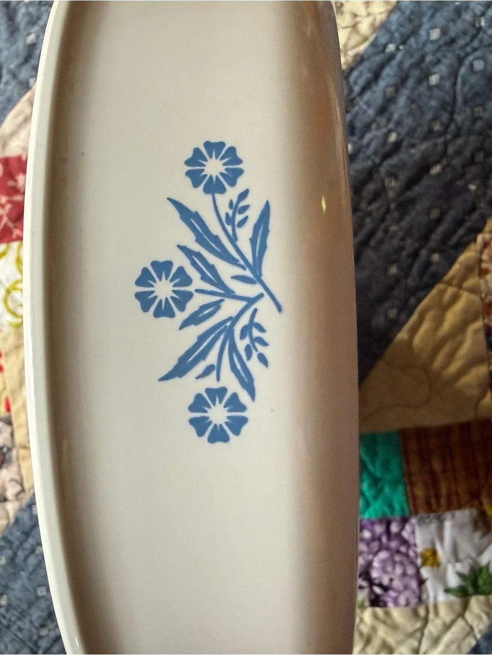 Vintage Corning Ware Blue Cornflower P-321 8” Casserole Dish USA
